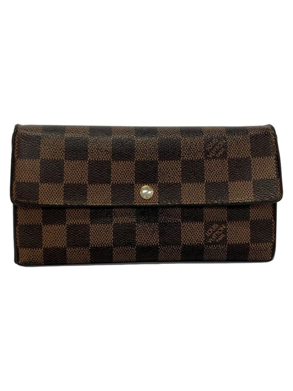 Louis Vuitton Wallet Damier Portefeuille Sarah Ebene